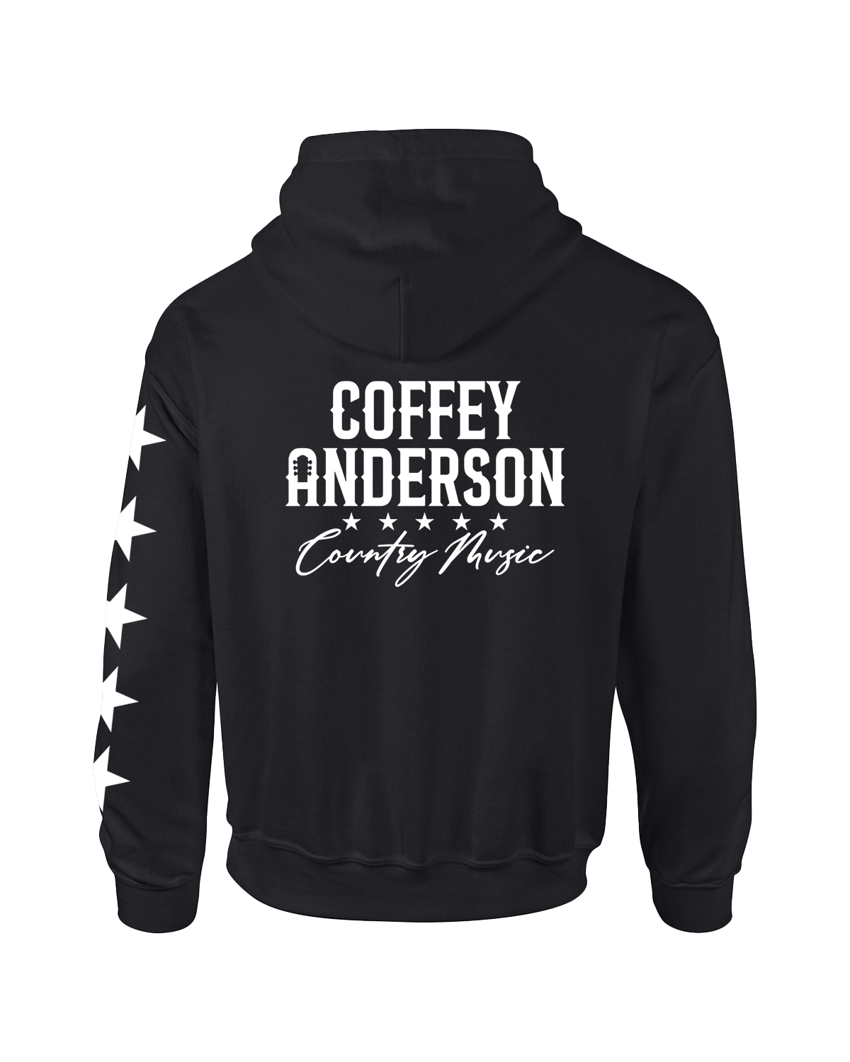 Coffey Anderson Black Logo Hoodie