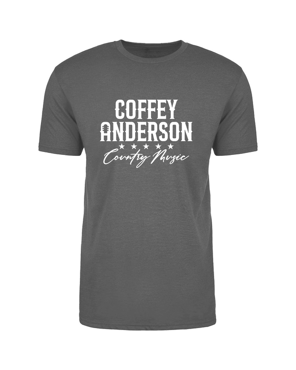 Coffey Anderson Heather Grey Logo Tee
