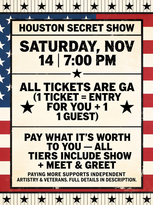 Houston Ticket (Pay What It's Worth to You)