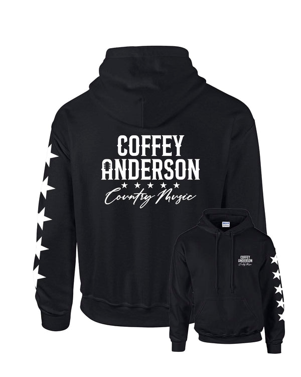 Coffey Anderson Black Logo Hoodie