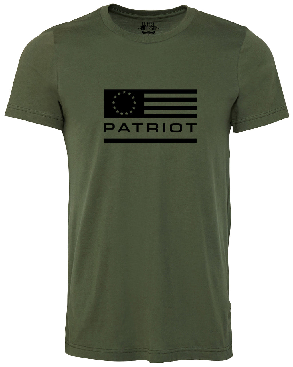 Patriot Betsy Ross Flag Tee - Army Green